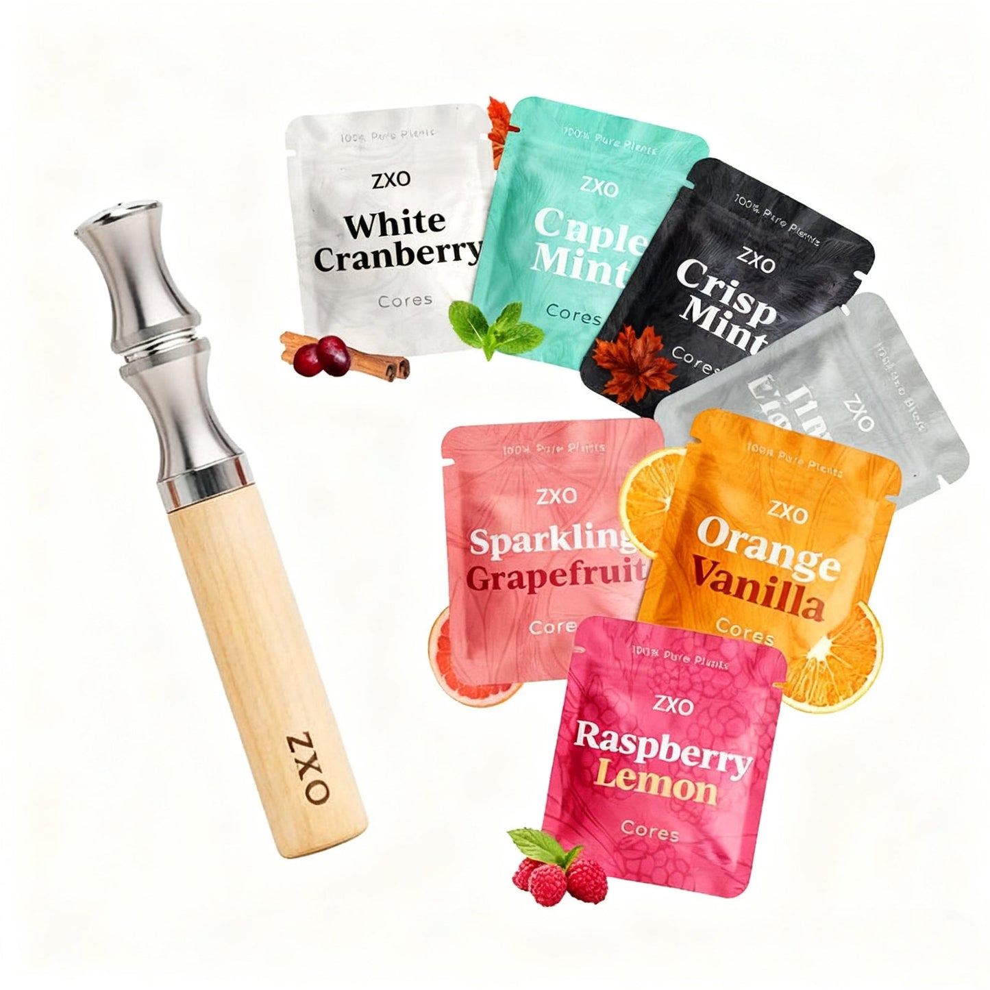 Natural Fruit Scent Inhaler - Natural Wood